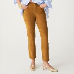 J.CREW Corduroy full-length essential straight pant